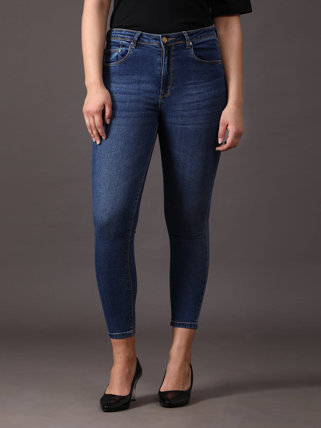 High Waist Skinny Denim