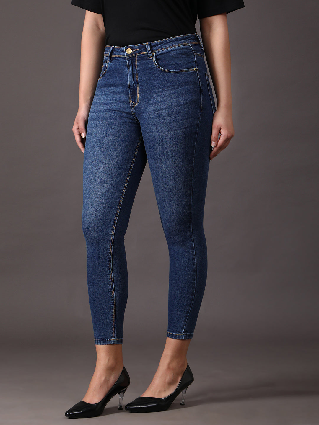 High Waist Skinny Denim