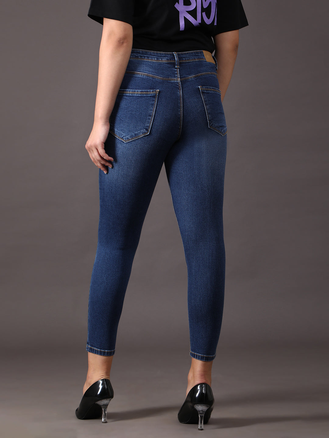 High Waist Skinny Denim