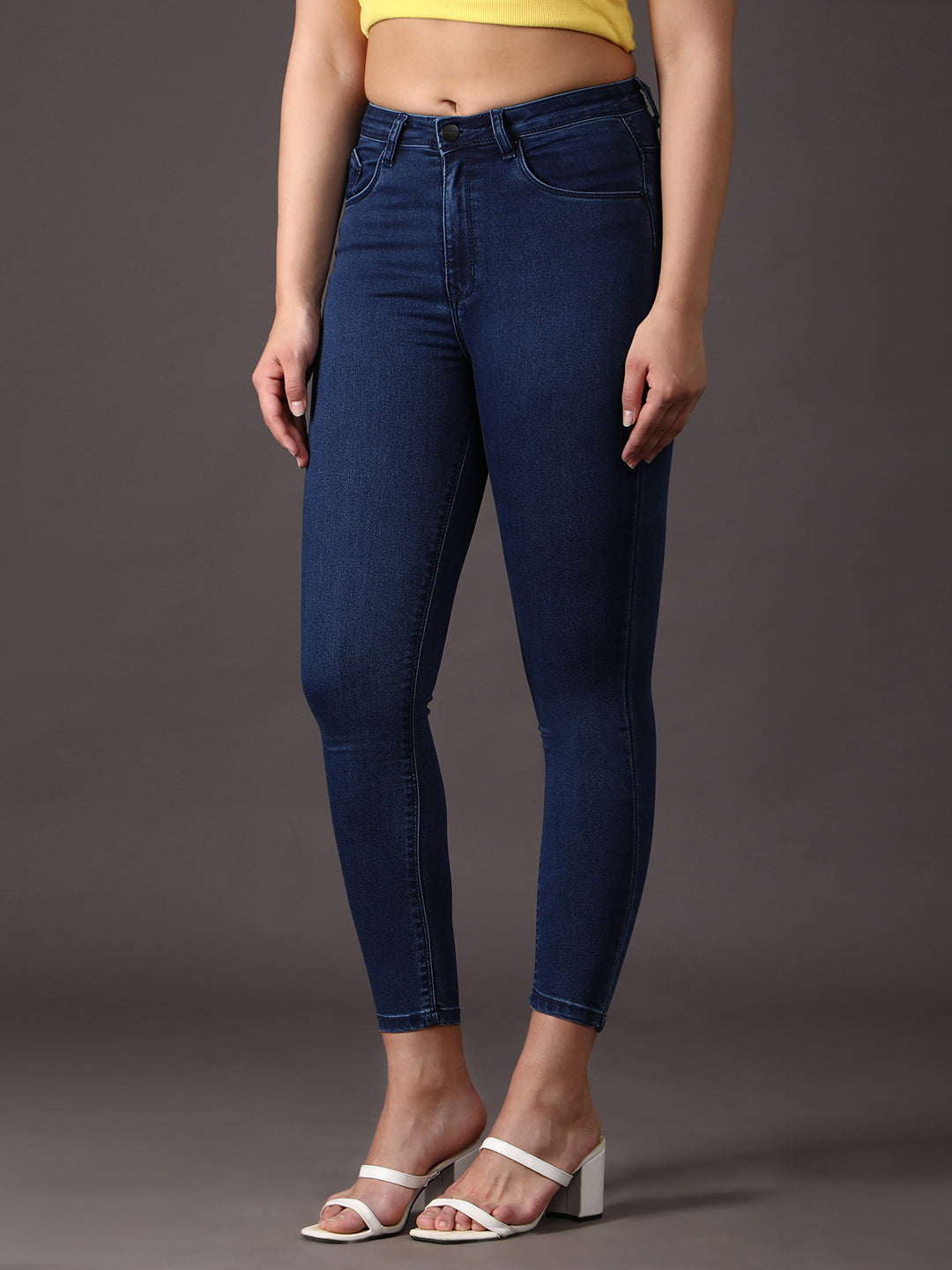 High Waist Skinny Denim