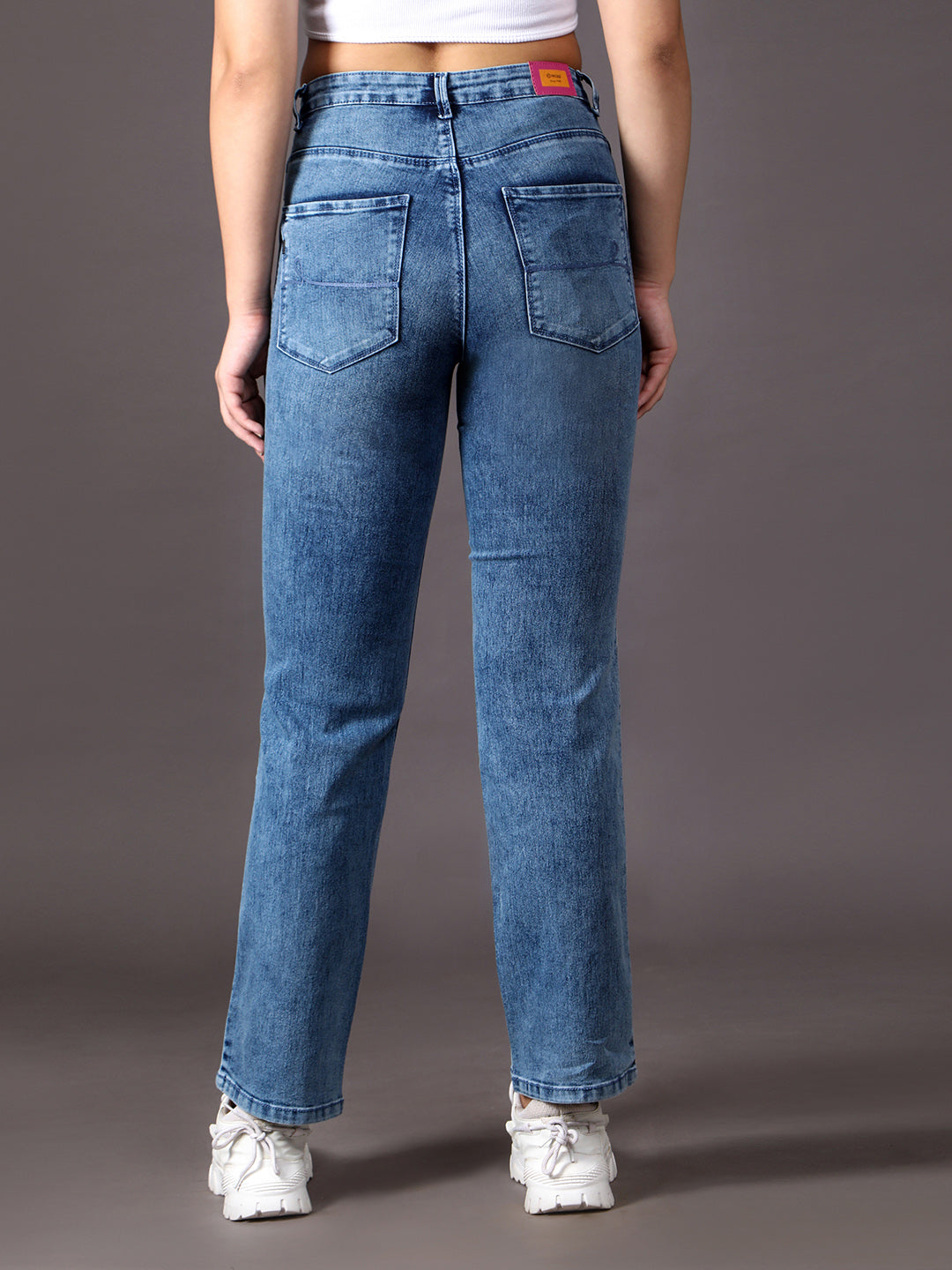 High Rise Straight Denim