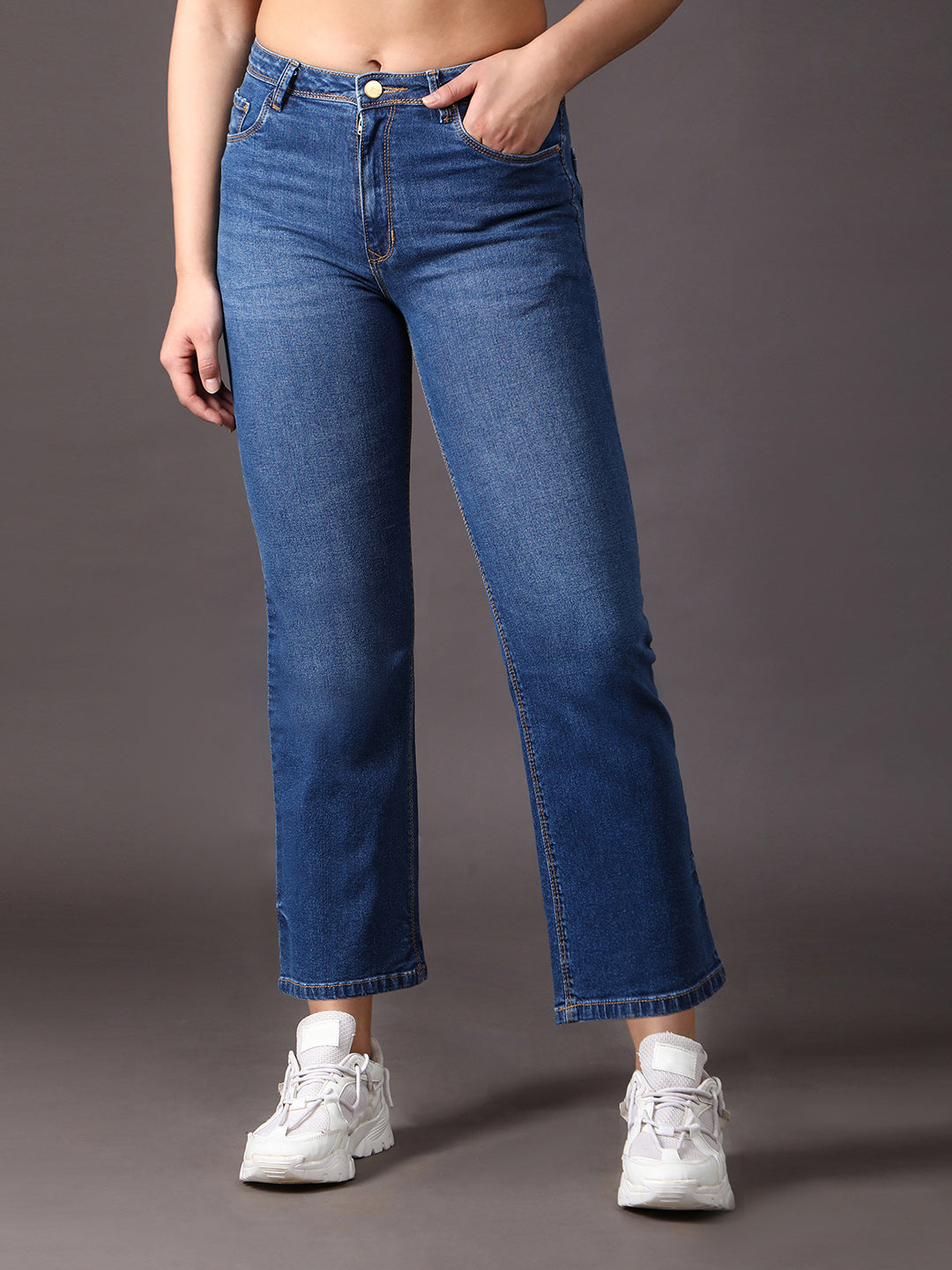 Loose and Straight high waist denim