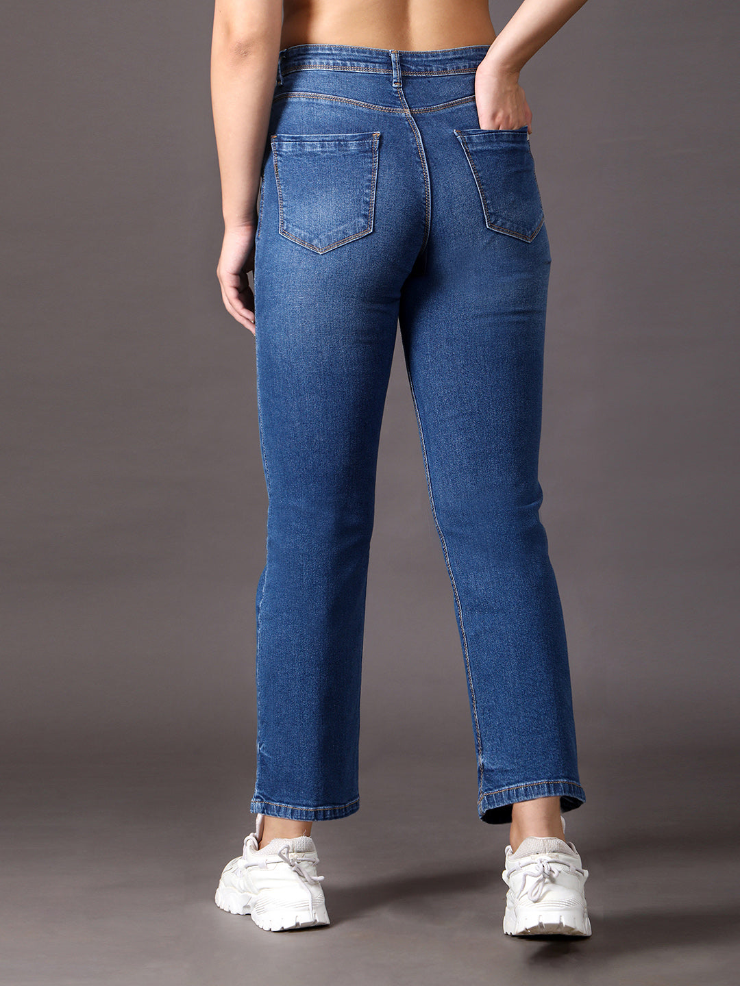 Loose and Straight high waist denim