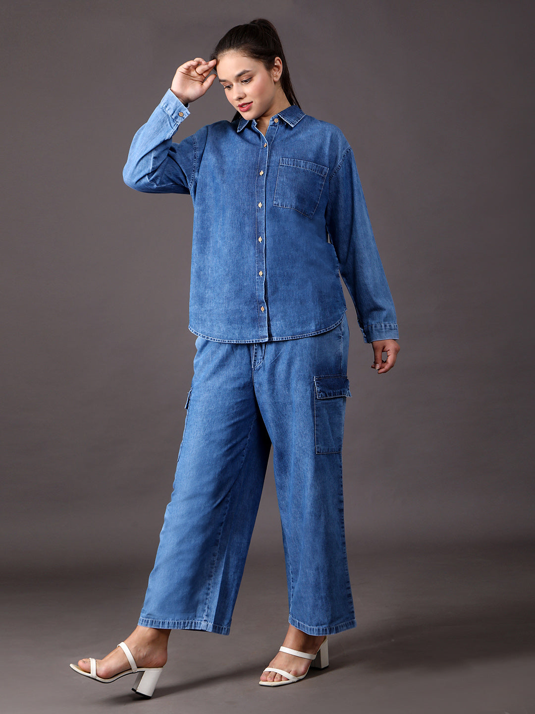 Denim Cord Set