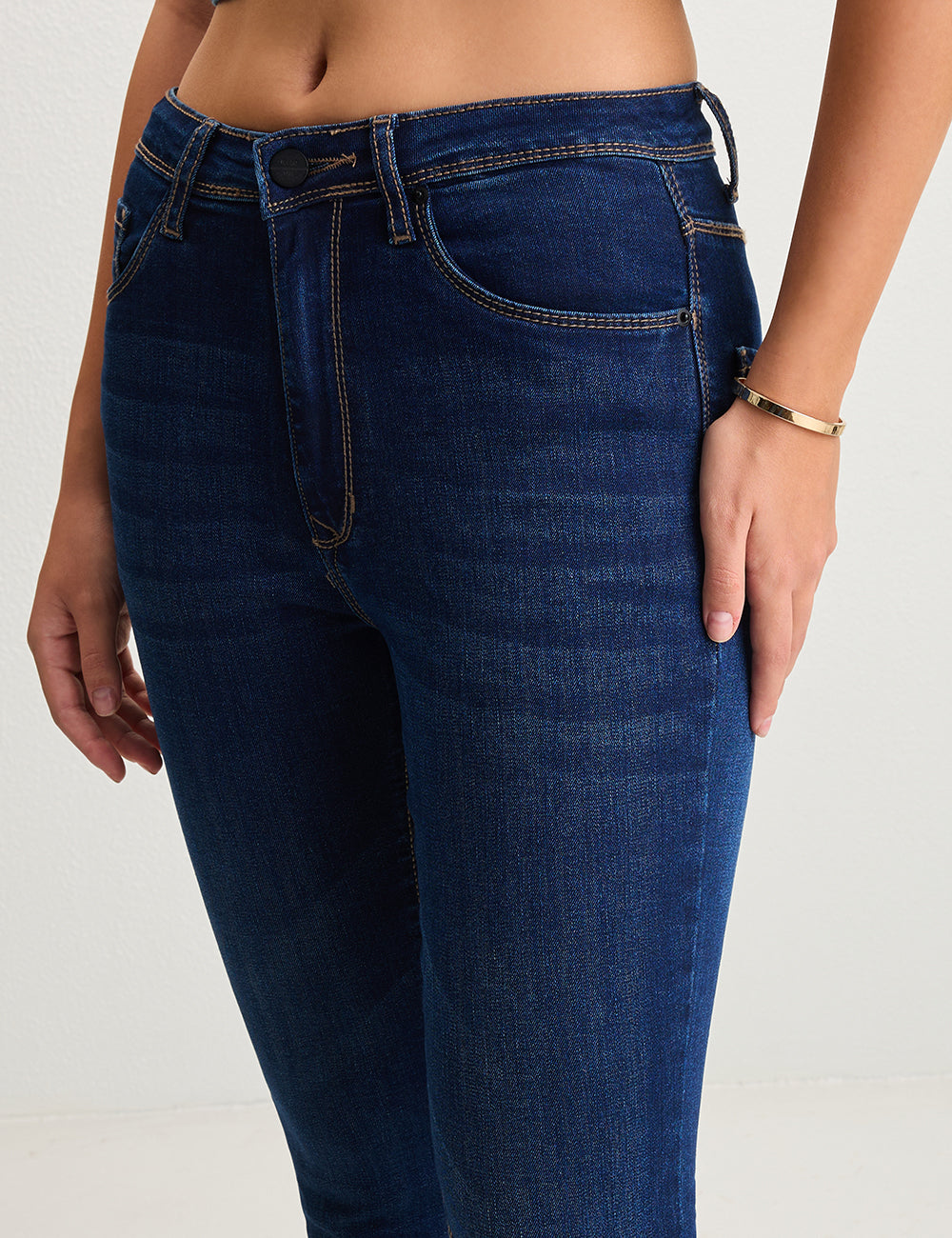 Bootcut High-Rise Dark Blue Denim