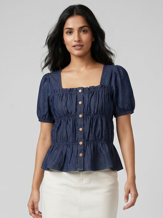Denim Top