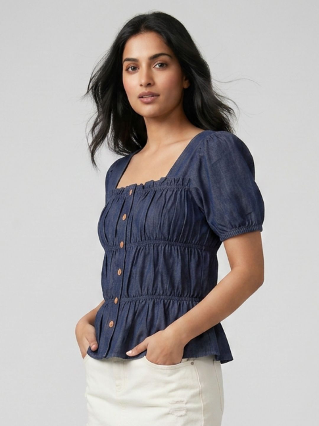 Denim Top